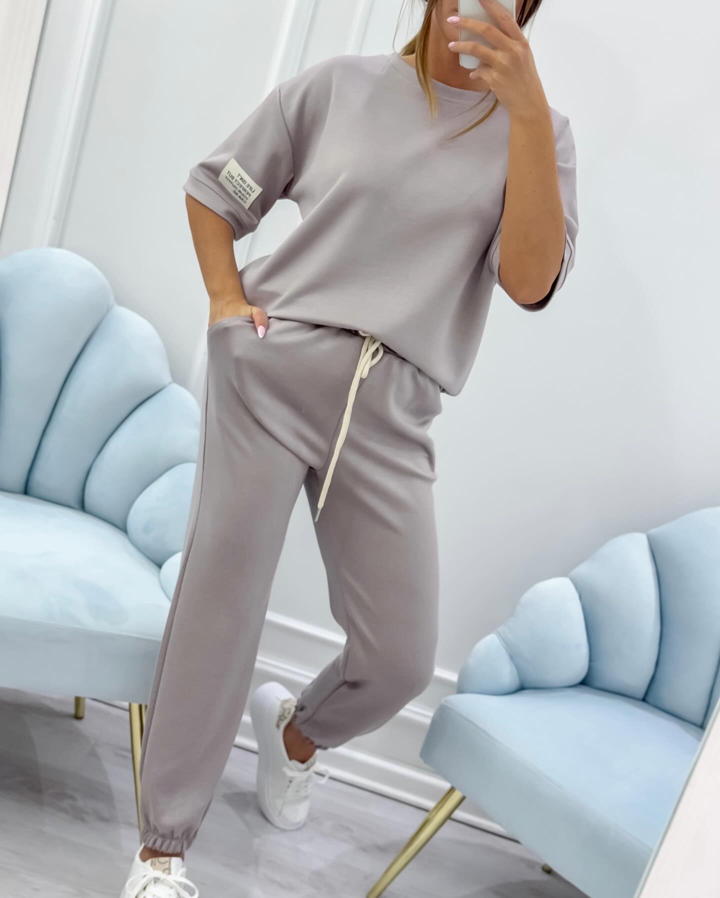 Erica™ | Conjunto lounge de manga corta