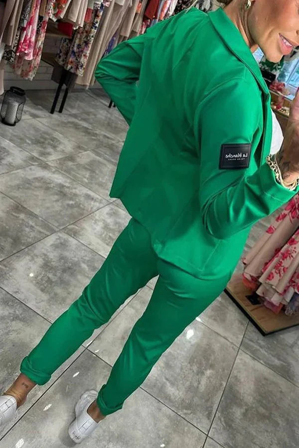Penélope - Traje a medida con chaqueta suave y pantalones cómodos de jogging