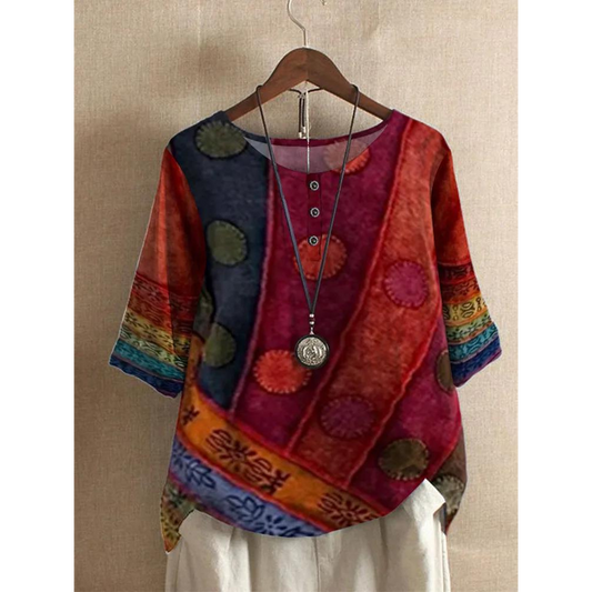 Valeria - Top Bohemio de colores