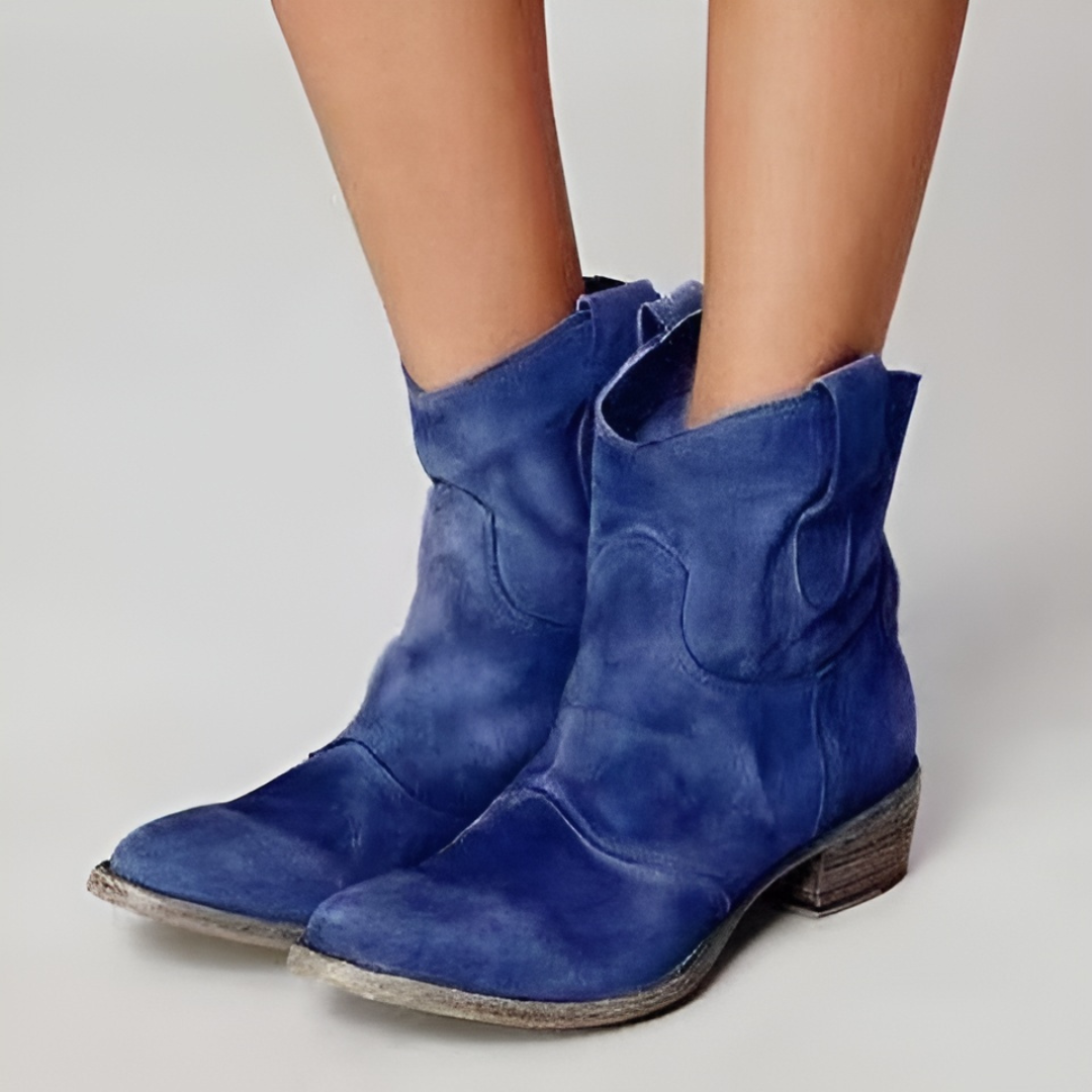 Carlota – Botines de piel de ante