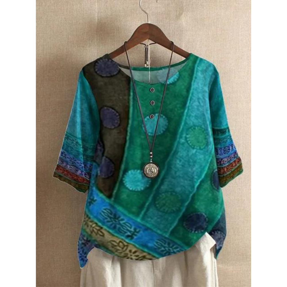 Valeria - Top Bohemio de colores