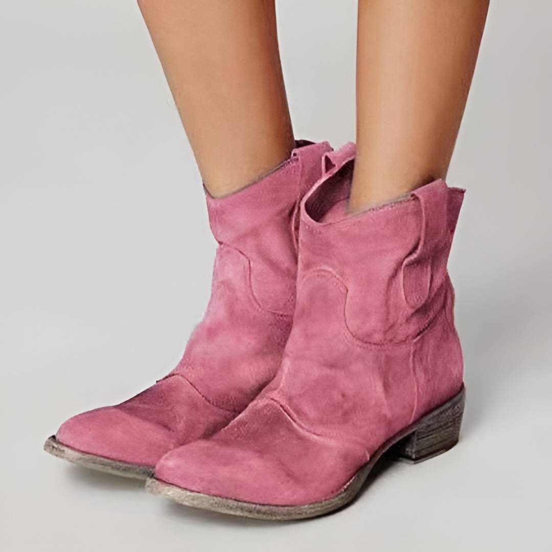 Carlota – Botines de piel de ante