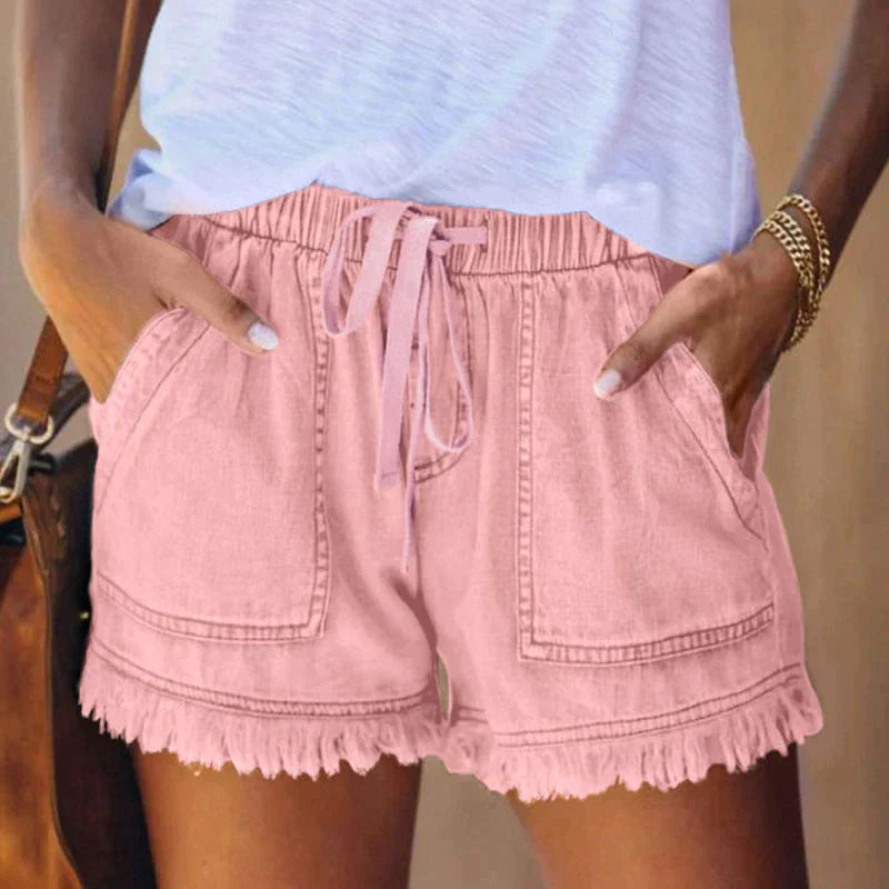 LORENA® | Shorts de mezclilla de cintura alta