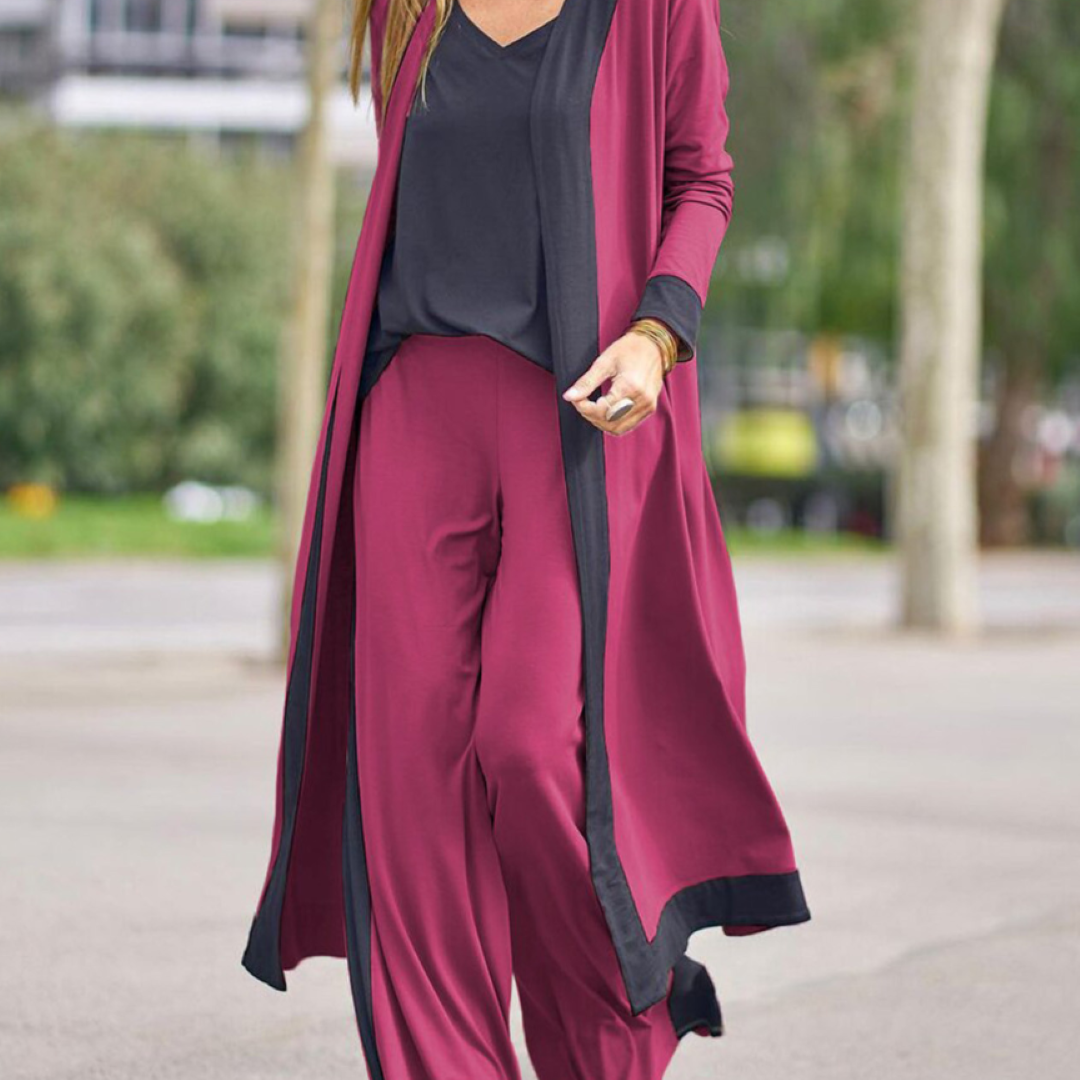 SALOMÉ | Traje de tres piezas elegancia y comodidad