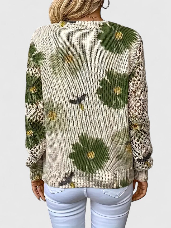 Aura | Elegante jersey con estampado floral