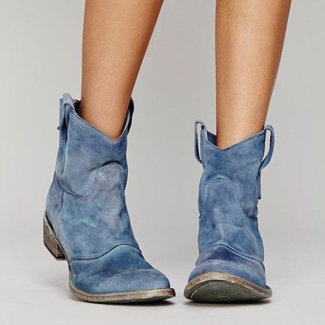 Carlota – Botines de piel de ante
