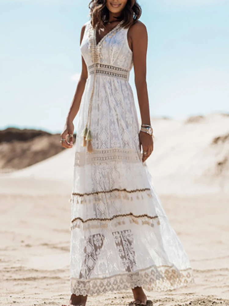 Nora | Vestido bohemio de lujo