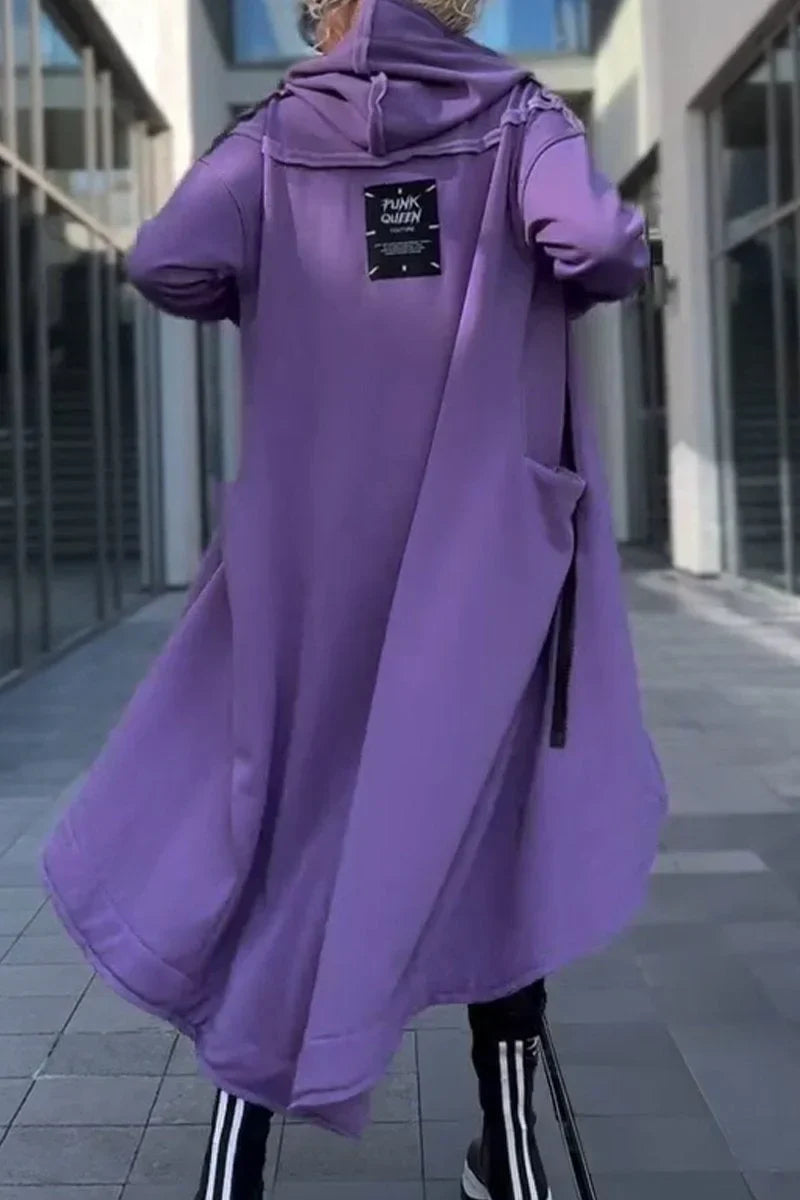 Maia™ | Sudadera larga con cremallera en tejidos ligeros y transpirables
