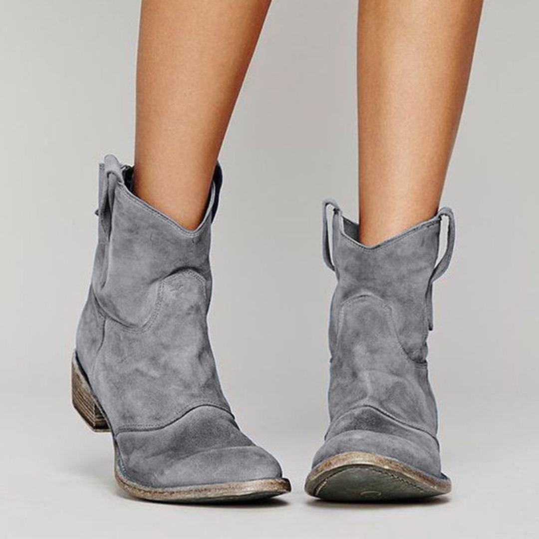 Carlota – Botines de piel de ante