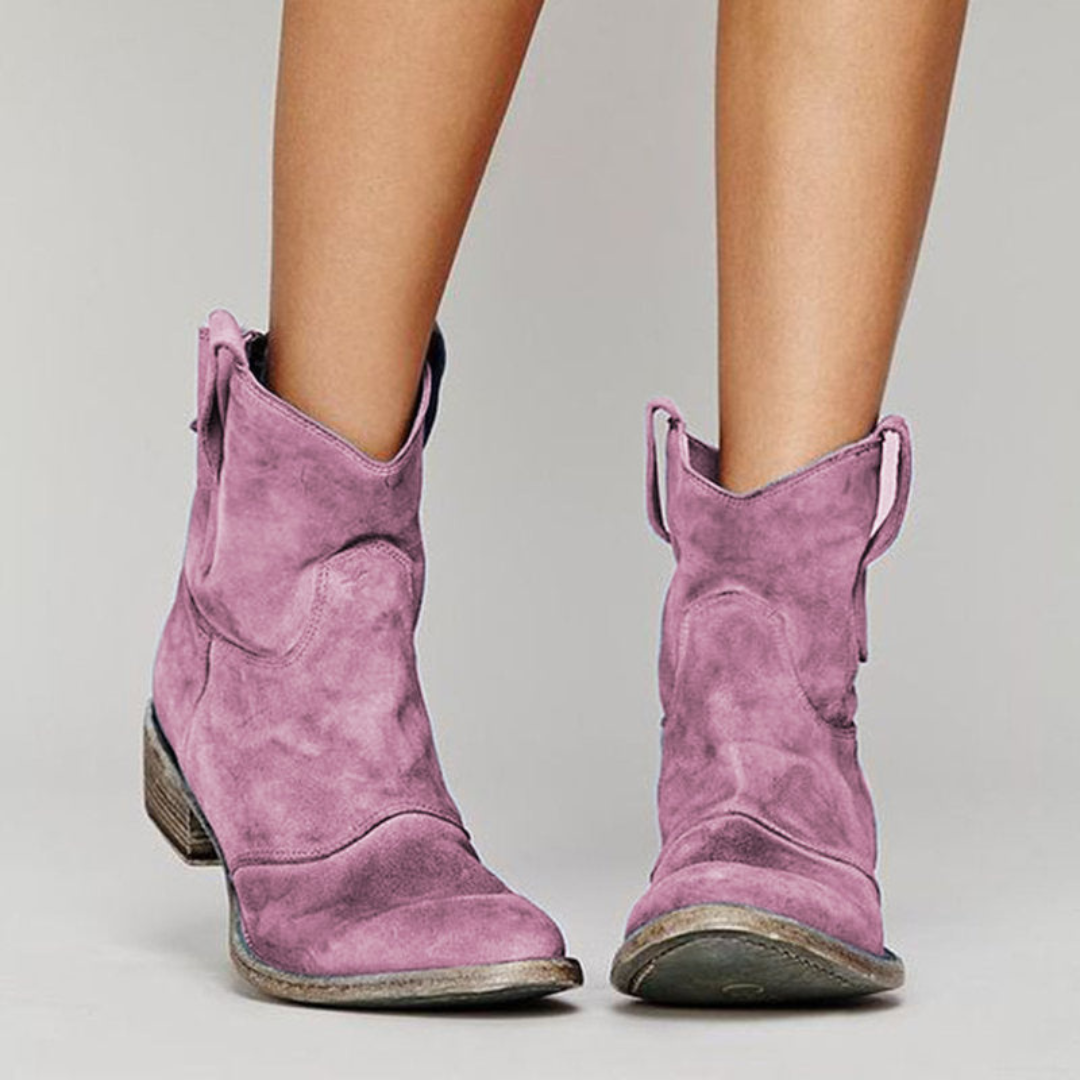 Carlota – Botines de piel de ante