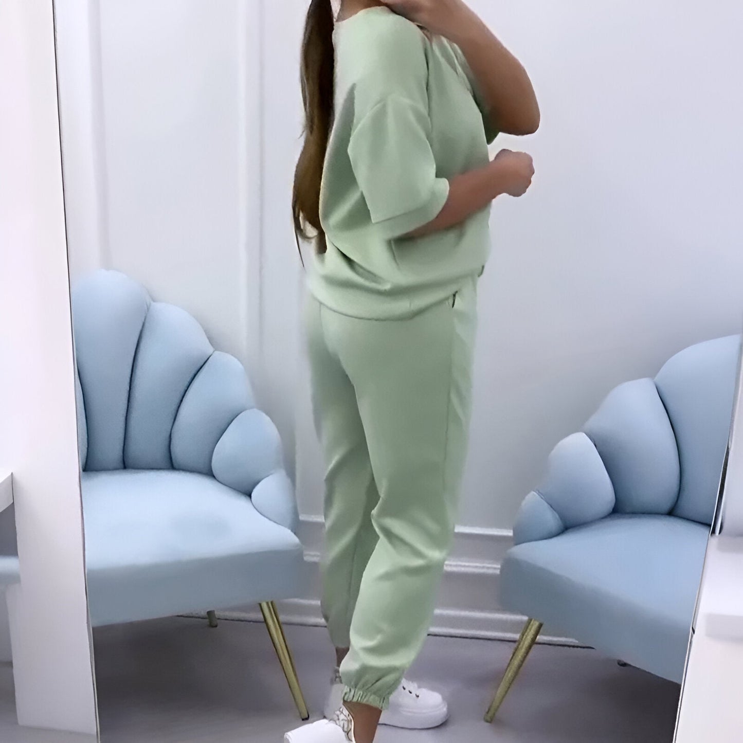 Erica™ | Conjunto lounge de manga corta