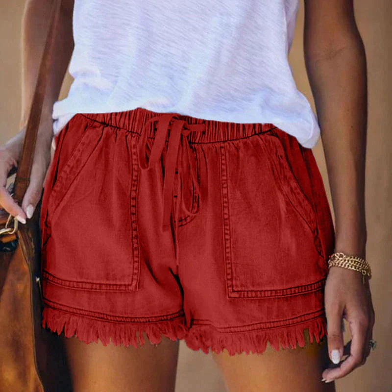 LORENA® | Shorts de mezclilla de cintura alta