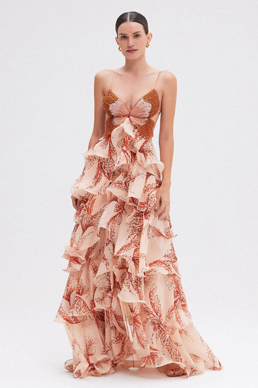 Naomi | Vestido con volantes