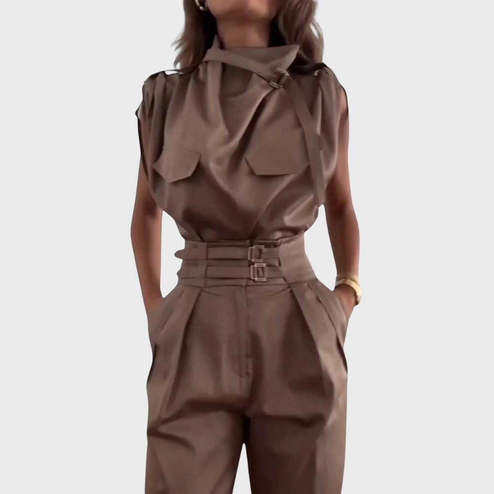 Sofía - Blusa y pantalones a juego