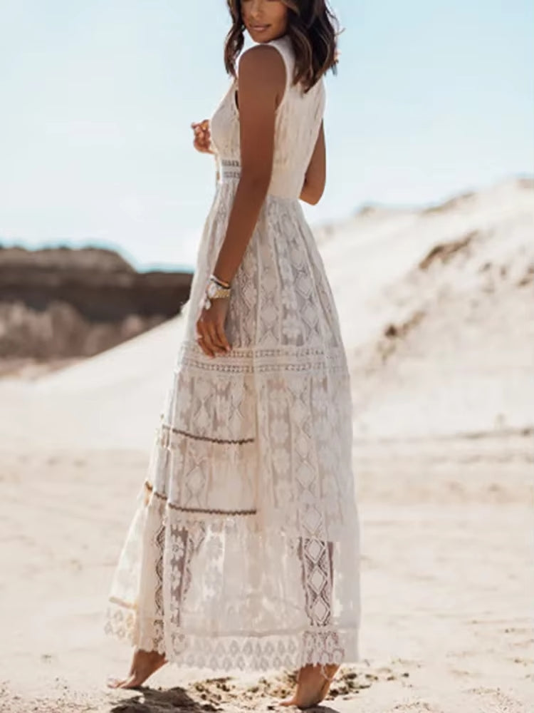 Nora | Vestido bohemio de lujo