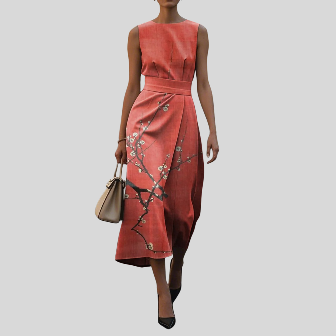 Tania - Vestido Sakura Coral