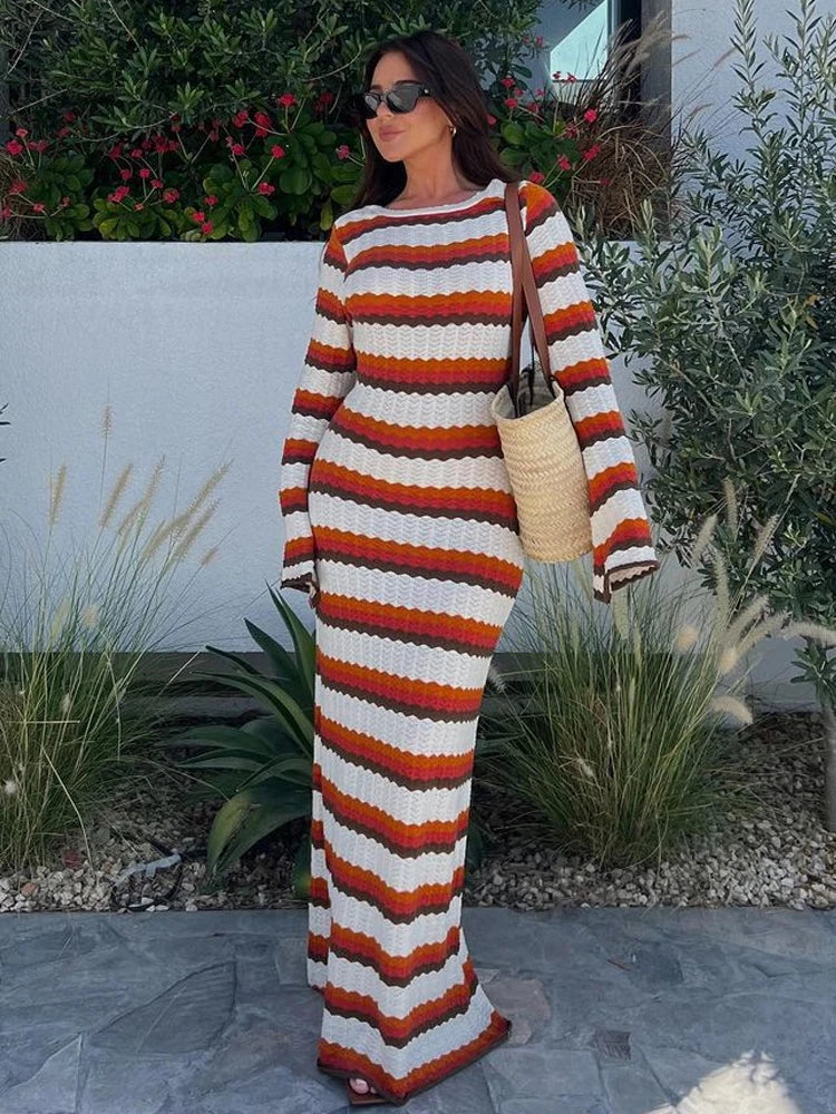 Sara - Vestido de punto para la playa para mujer