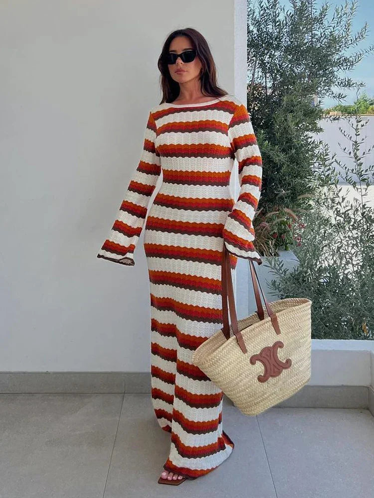 Sara - Vestido de punto para la playa para mujer