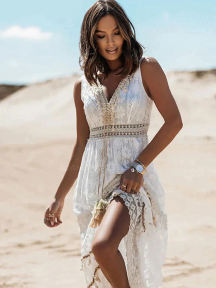 Nora | Vestido bohemio de lujo