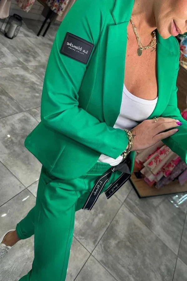 Penélope - Traje a medida con chaqueta suave y pantalones cómodos de jogging