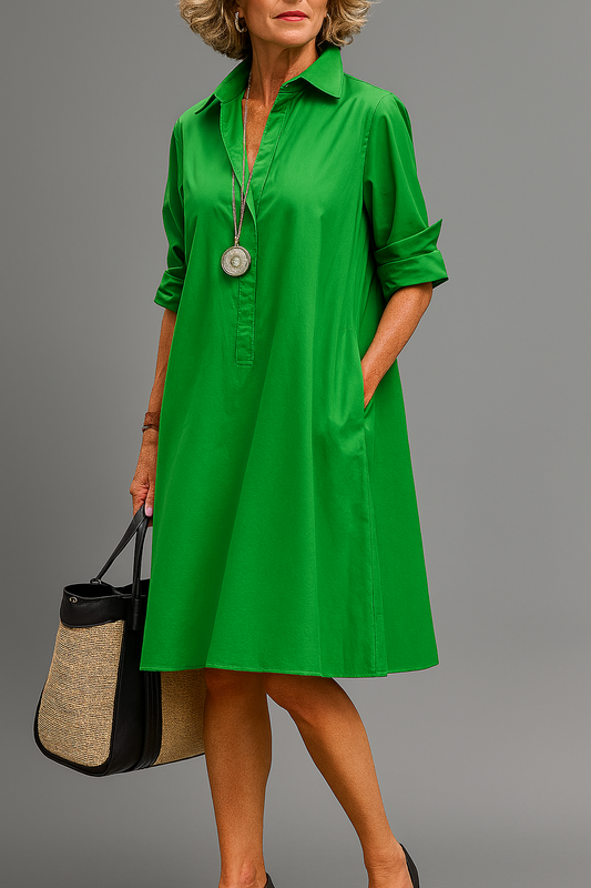 Belinda - Elegante vestido midi con encanto atemporal