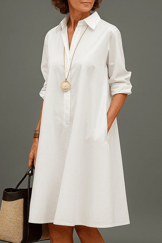 Wanda - Vestido midi premium elegante para un estilo atemporal