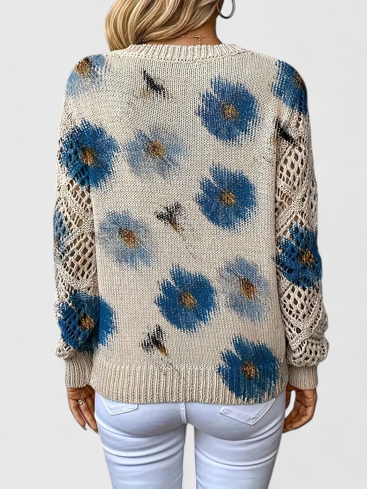 Aura | Elegante jersey con estampado floral