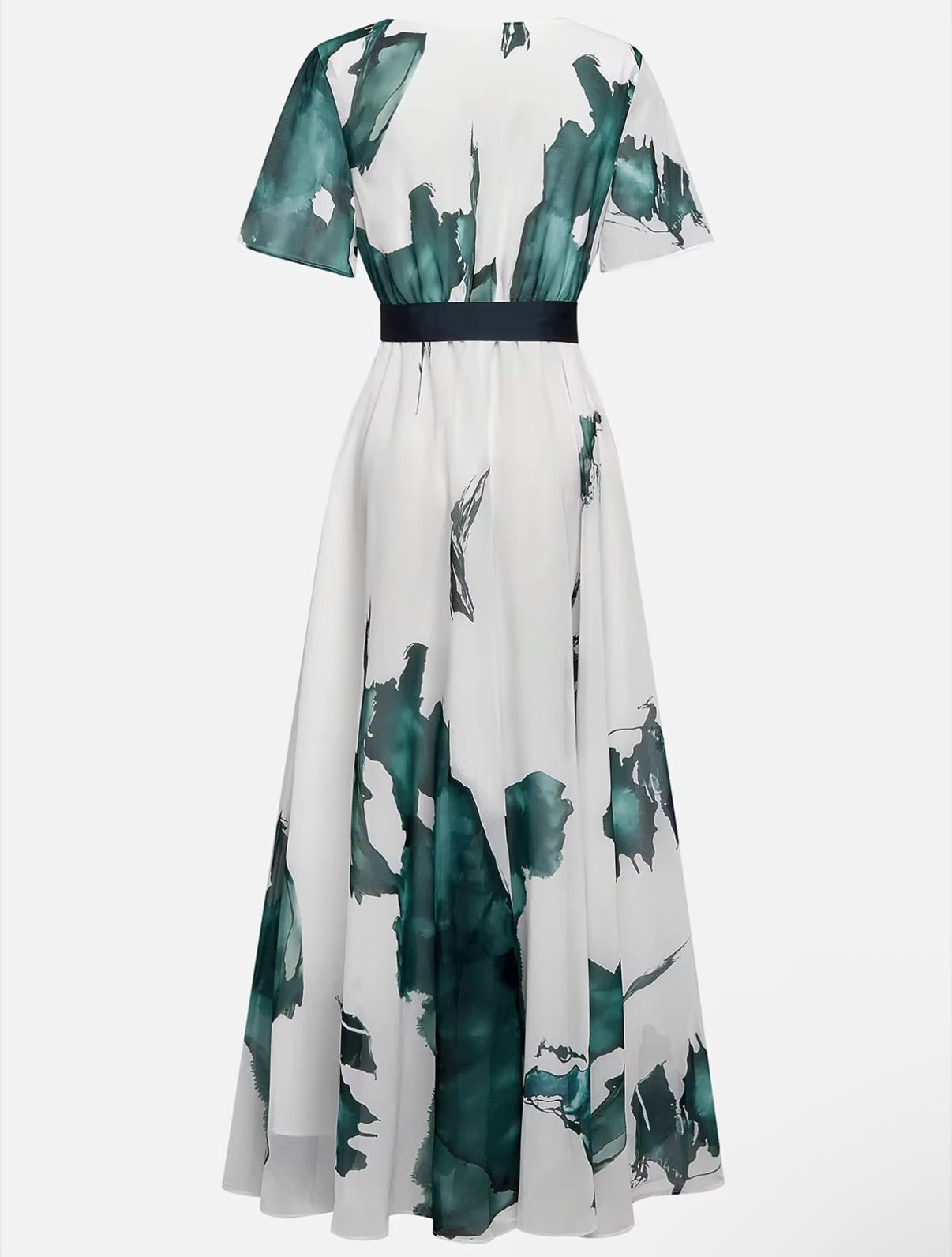 Alana™ | Vestido largo con estampado acuarela