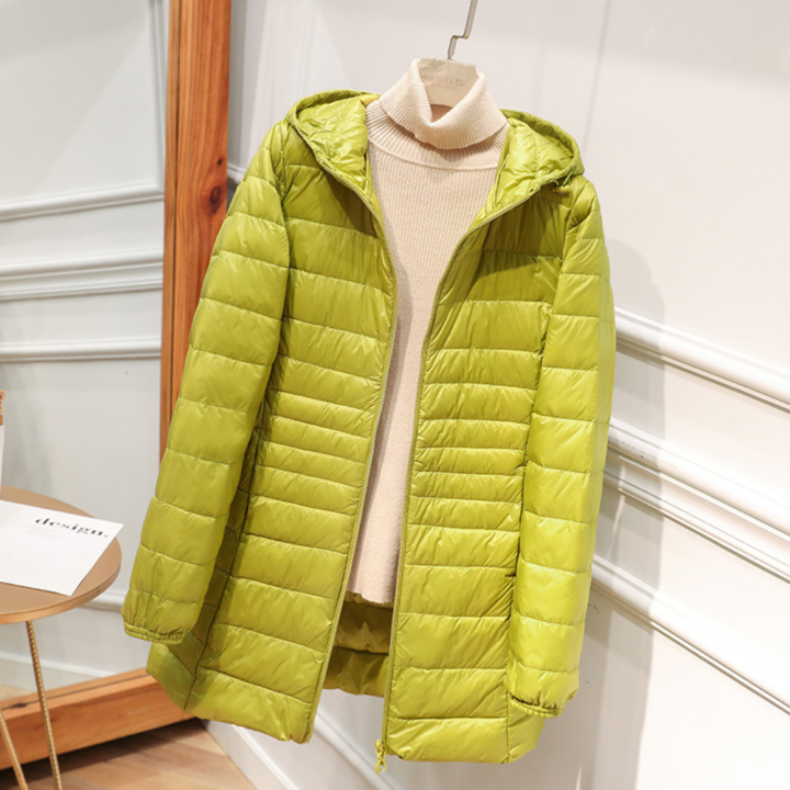 Dafne™ – Nueva chaqueta impermeable con relleno de plumón de pato blanco.