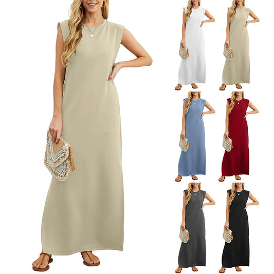 Stella - Elegante vestido largo sin pliegues