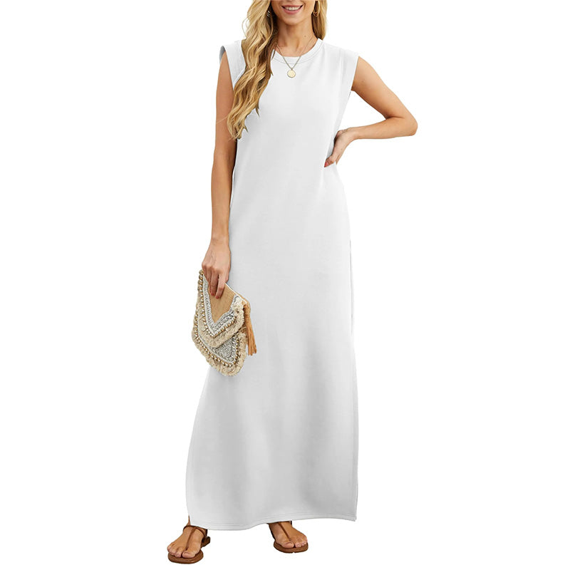 Stella - Elegante vestido largo sin pliegues