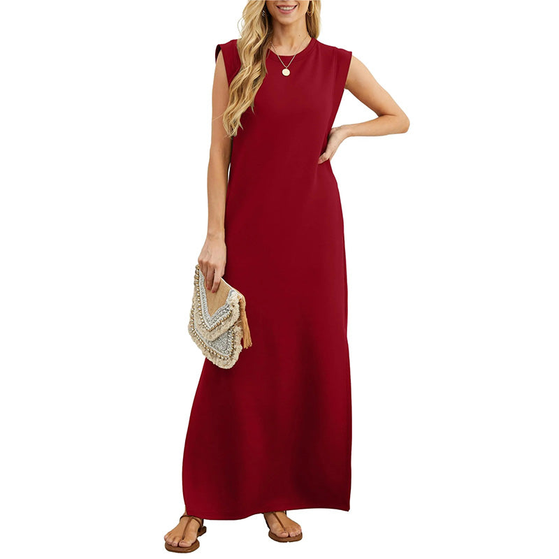 Stella - Elegante vestido largo sin pliegues