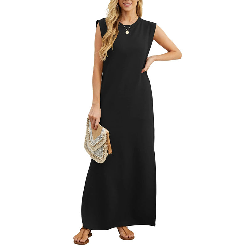 Stella - Elegante vestido largo sin pliegues