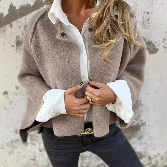 Naila™ | Abrigo corto con mangas acampanadas elegante
