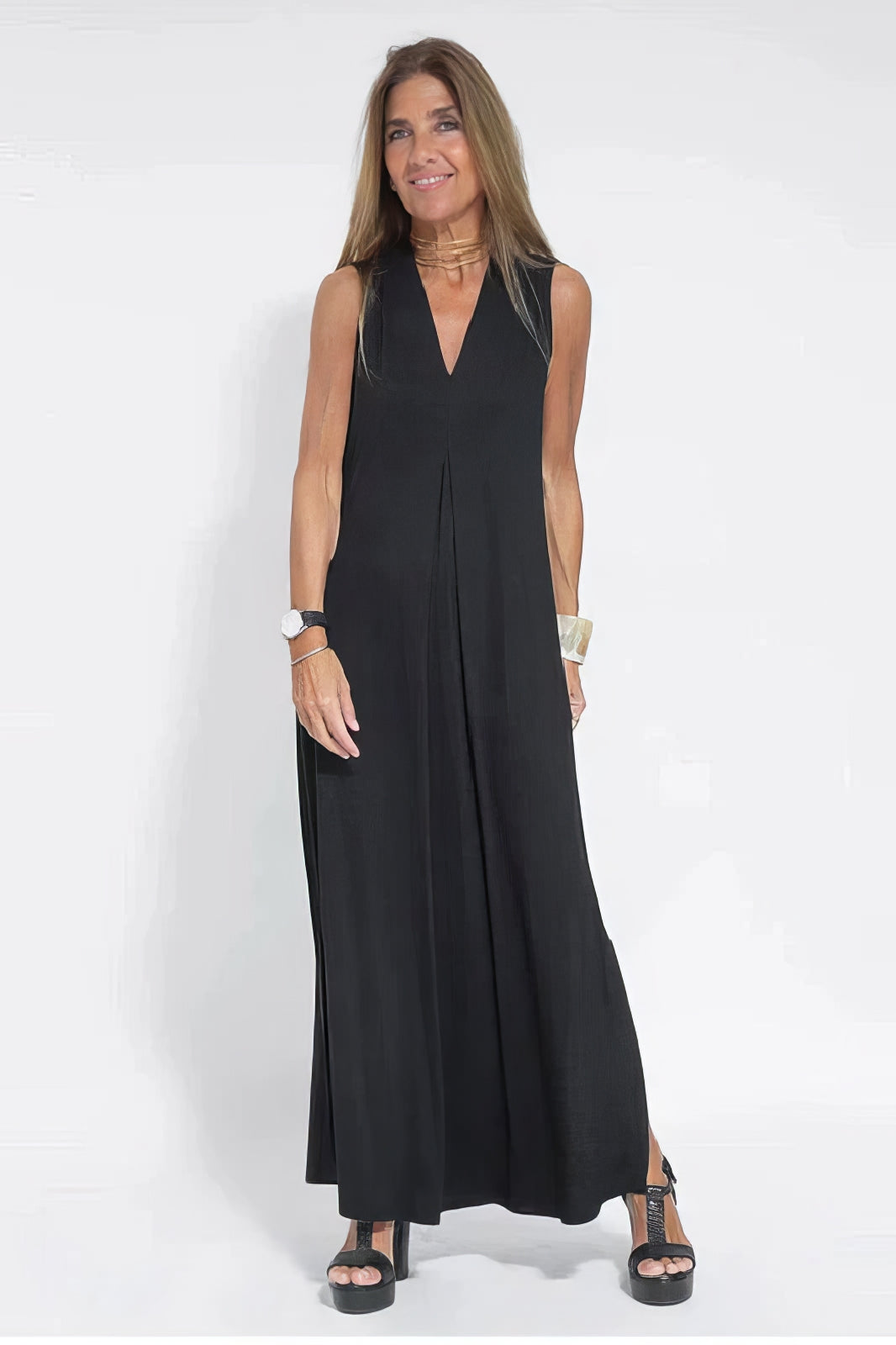 Elisenda | Elegante vestido largo con cárdigan a juego