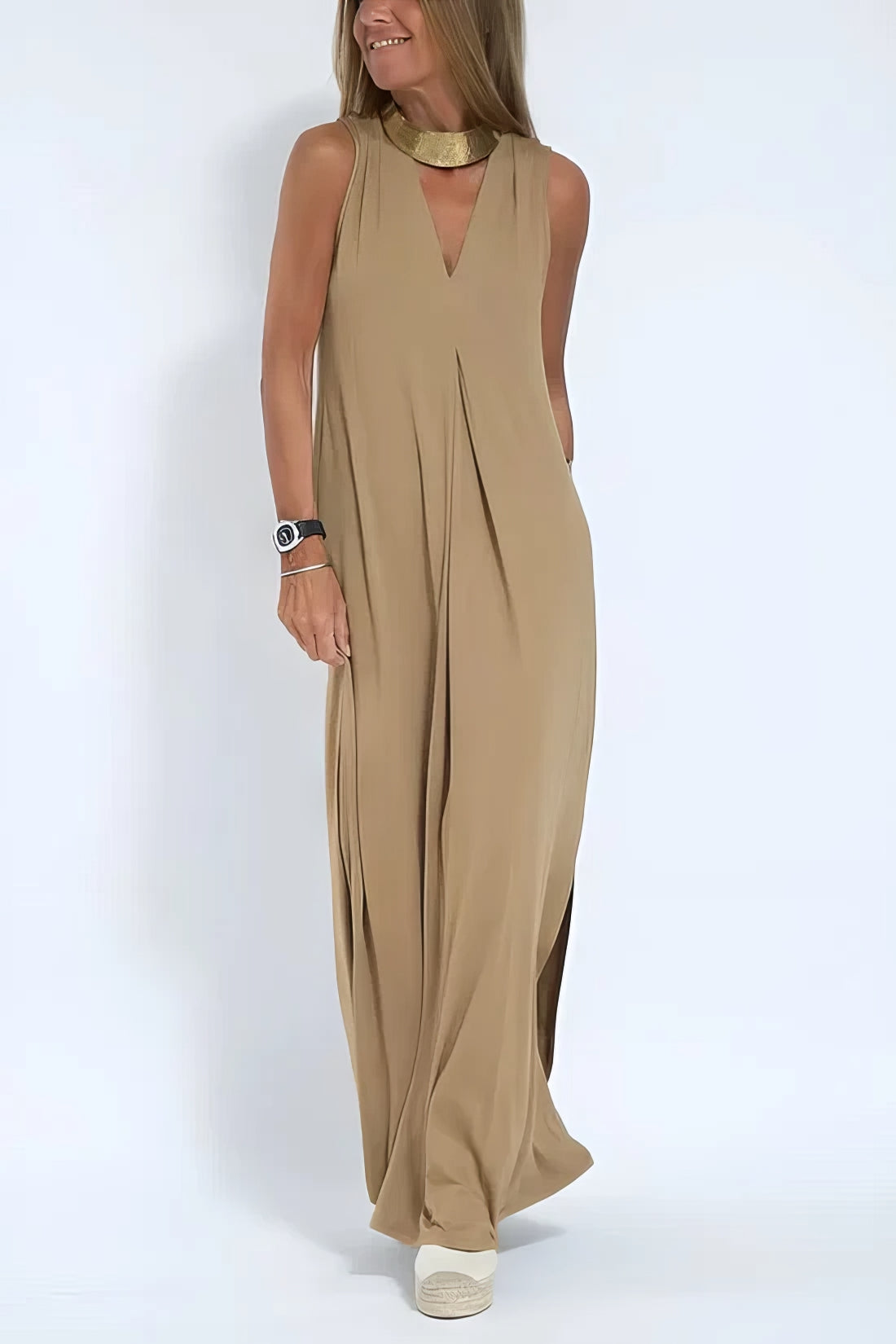 Elisenda | Elegante vestido largo con cárdigan a juego