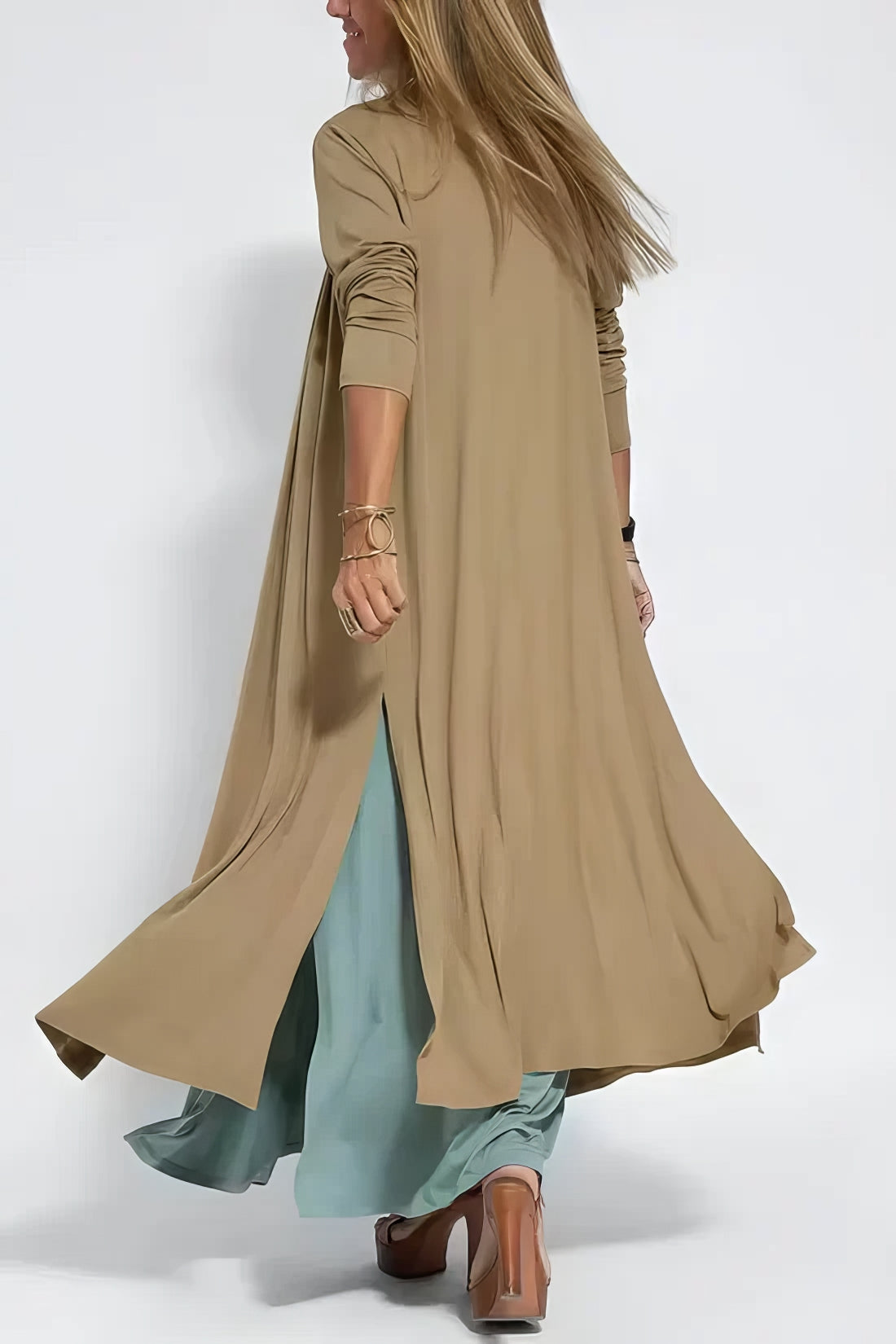 Elisenda | Elegante vestido largo con cárdigan a juego